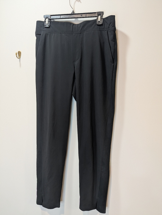 Athleta Black Brooklyn Mid Rise Ankle Pant Wrinkle Resistant Size 10 - Picture 2 of 8